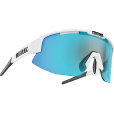 Okuliare BLIZ - MATRIX Shiny White Smoke w Blue Multi Cat.3